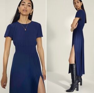 Wilfred Maxime Dress Classic Navy Size Large